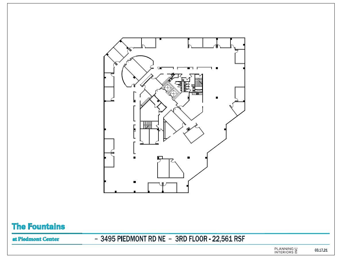 3495 Piedmont Rd NE, Atlanta, GA à louer Plan d’étage– Image 1 sur 1