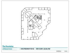 3495 Piedmont Rd NE, Atlanta, GA à louer Plan d’étage– Image 1 sur 1