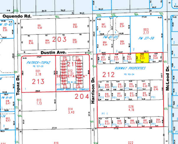 5961 McLeod Dr, Las Vegas, NV à vendre - Plan cadastral – Image 2 sur 3