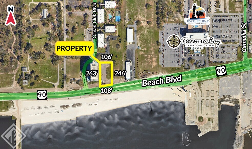 2040 Beach Blvd, Biloxi, MS à vendre - Photo de l’immeuble – Image 1 sur 1
