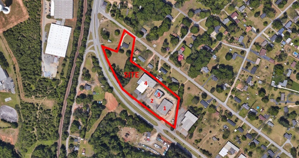 4139 S Church Street Ext, Roebuck, SC à vendre - Aérien – Image 2 sur 9
