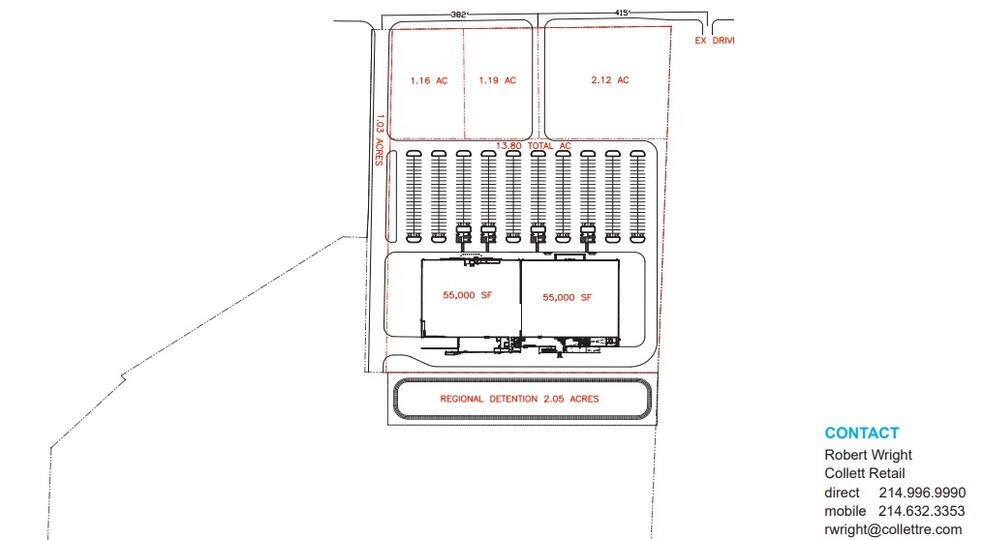 & Nichols Ct, Granbury, TX à louer - Plan de site – Image 2 sur 3