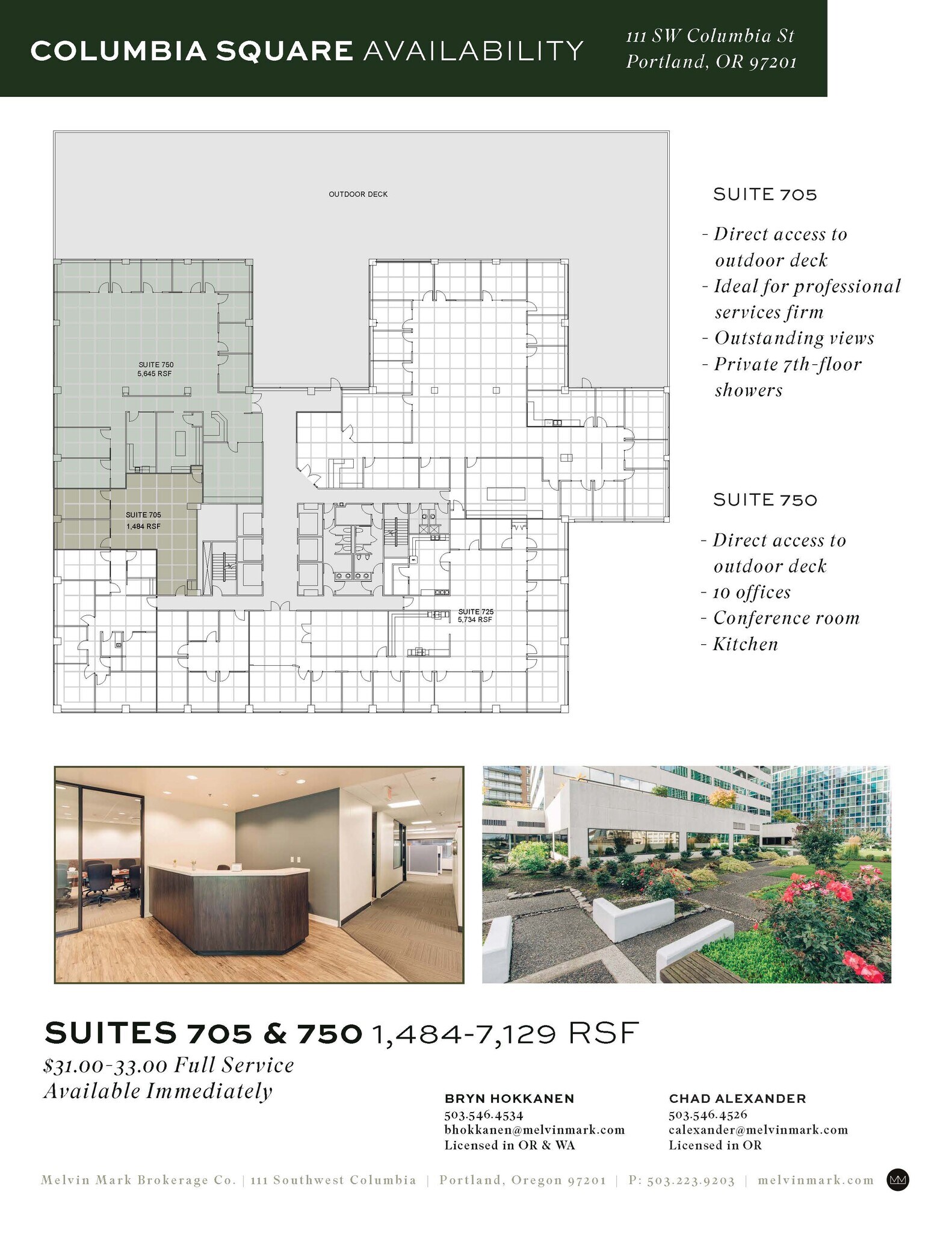 111 SW Columbia St, Portland, OR à louer Plan d’étage– Image 1 sur 1