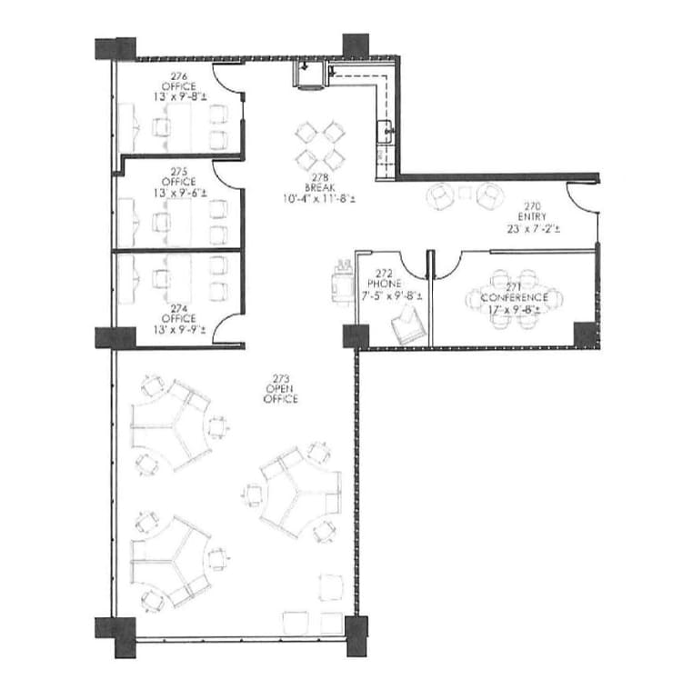 8131 Lyndon B Johnson Fwy, Dallas, TX à louer Plan d’étage– Image 1 sur 1