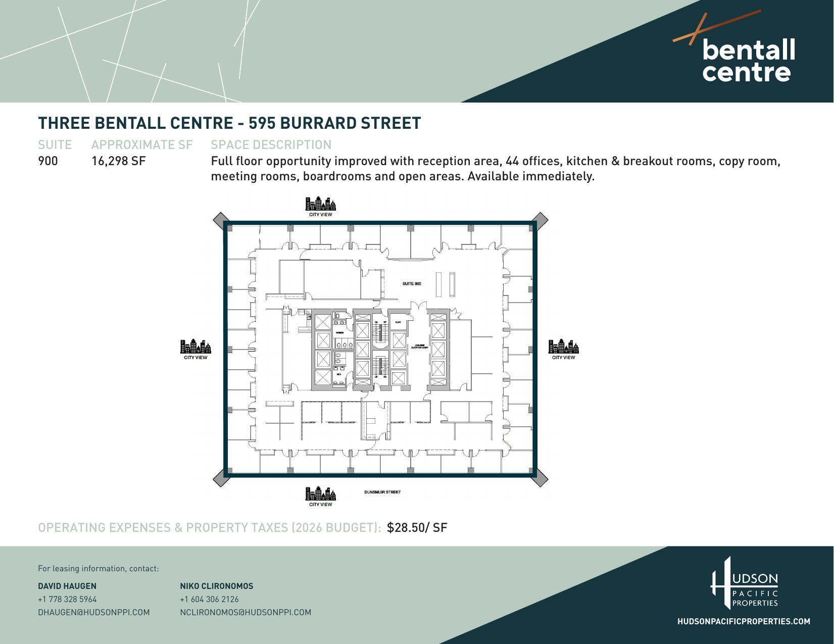 595 Burrard St, Vancouver, BC à louer Plan d’étage– Image 1 sur 1