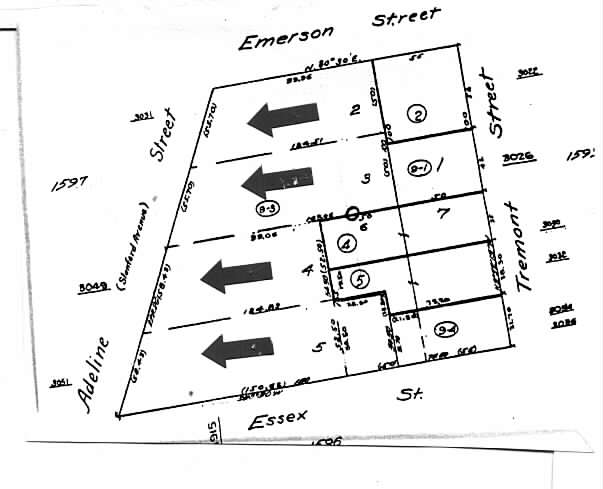 3031-3051 Adeline St, Berkeley, CA à louer - Plan cadastral – Image 2 sur 5