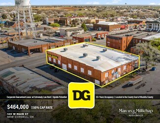 Plus de détails pour 120 W Main St, Cordell, OK - Local commercial à vendre