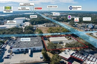 5345-5351 Great Oak Dr, Lakeland, FL - Vue aérienne  vue de carte - Image1