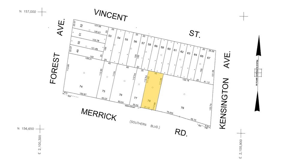 465 Merrick Rd, Rockville Centre, NY à vendre - Plan cadastral – Image 2 sur 3