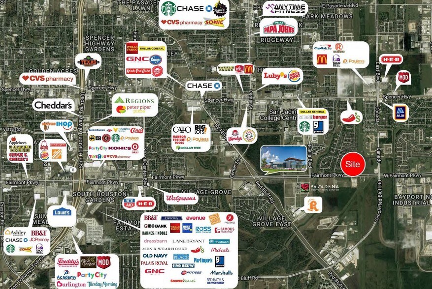 Fairmont Parkway & Canada Rd, La Porte, TX à vendre - Aérien – Image 2 sur 2