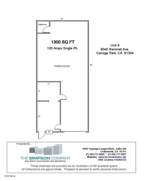8030-8040 Remmet Ave, Canoga Park, CA à louer - Plan d’étage – Image 3 sur 6