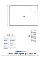 6305 Cambridge St, Saint Louis Park, MN à louer Plan de site– Image 1 sur 1