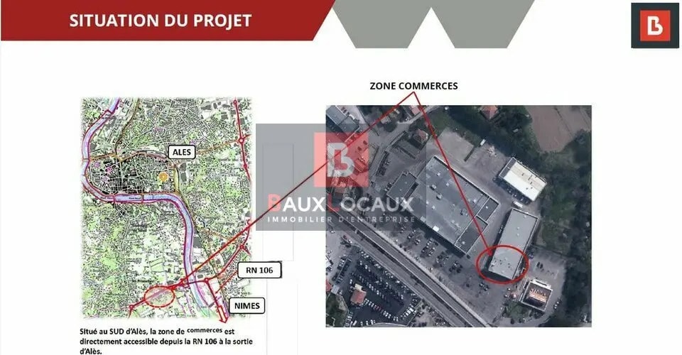 Local commercial dans Alès à louer - Photo de l’immeuble – Image 2 sur 5