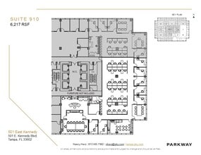 501 E Kennedy Blvd, Tampa, FL à louer Plan d’étage– Image 1 sur 1