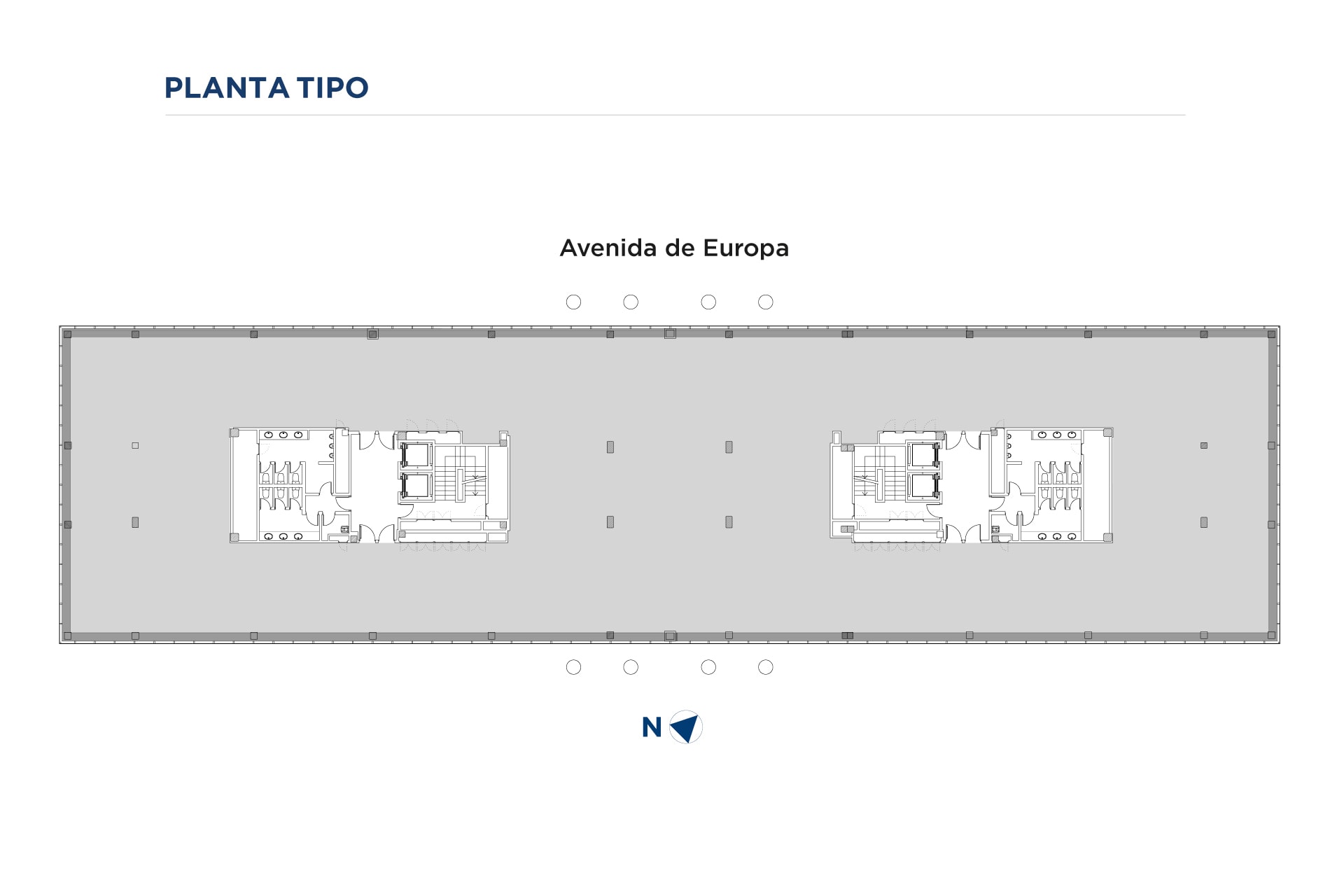 Avenida de Europa, 26, Pozuelo de Alarcón, Madrid à louer Plan d’étage type– Image 1 sur 9