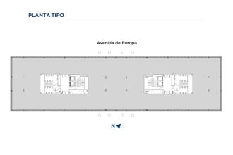 Avenida de Europa, 26, Pozuelo de Alarcón, Madrid à louer Plan d’étage type– Image 1 sur 9