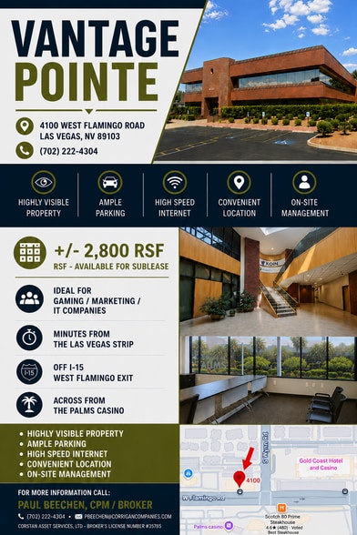 4100 W Flamingo Rd, Las Vegas, NV à louer - Autre – Image 2 sur 11