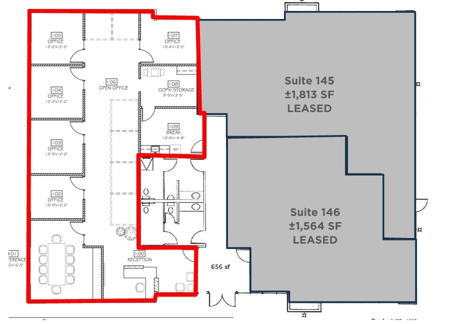 1960 Del Paso Rd, Sacramento, CA à louer Plan d’étage– Image 1 sur 1