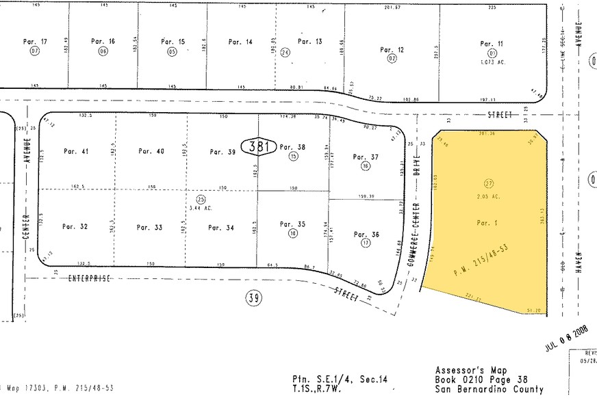 9660 Haven Ave, Rancho Cucamonga, CA à louer - Plan cadastral – Image 2 sur 5