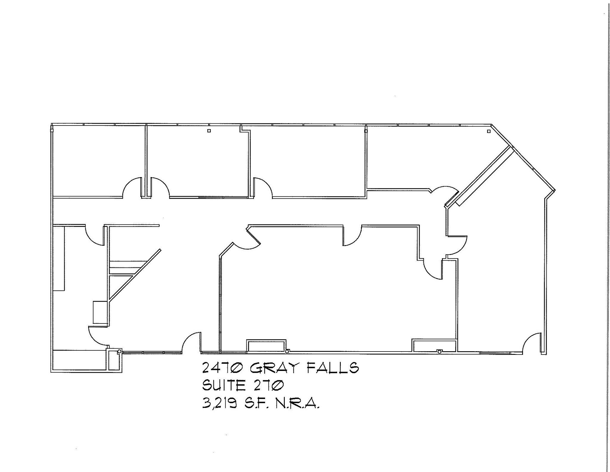 2470 Gray Falls Dr, Houston, TX à louer Plan d’étage– Image 1 sur 1