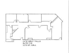 2470 Gray Falls Dr, Houston, TX à louer Plan d’étage– Image 1 sur 1