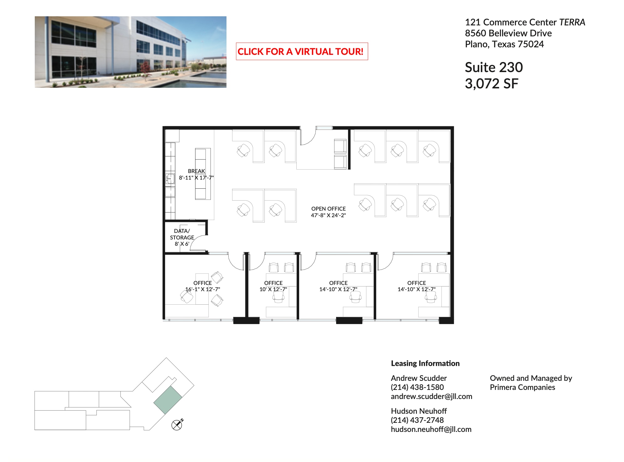 8560 Belleview Dr, Plano, TX à louer Plan d’étage– Image 1 sur 1