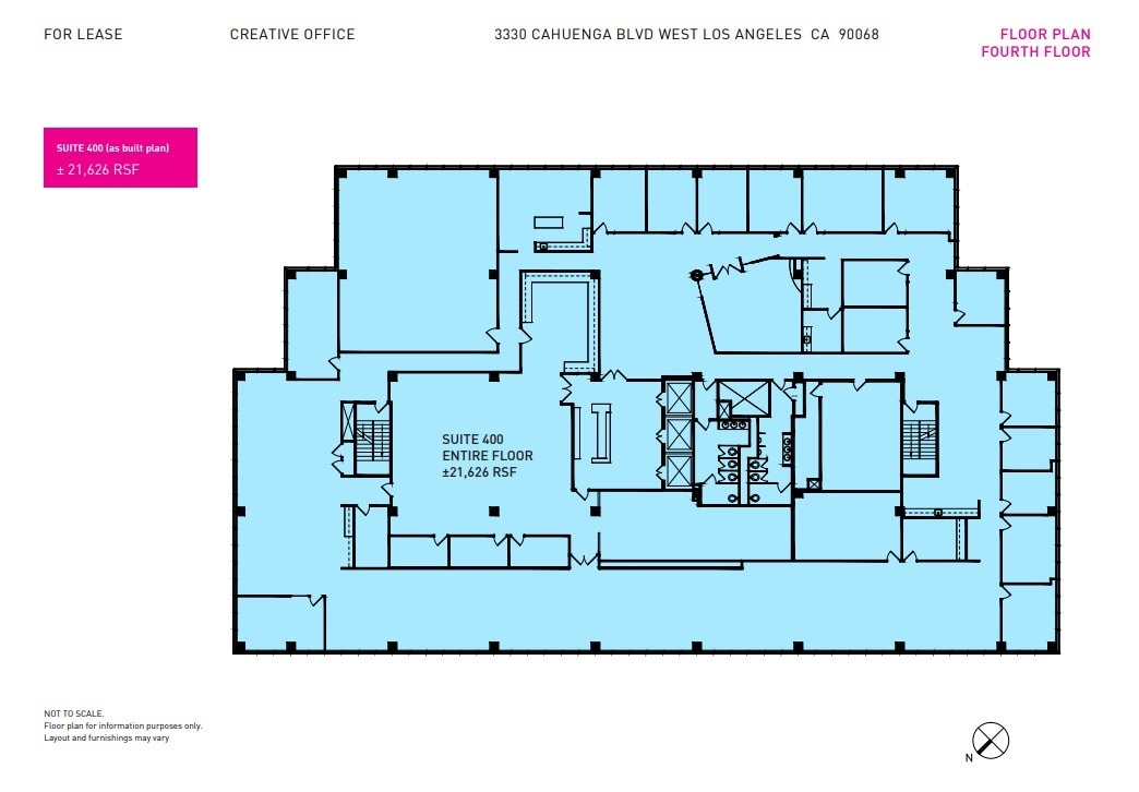 3330 Cahuenga Blvd W, Los Angeles, CA à louer Plan d’étage– Image 1 sur 1