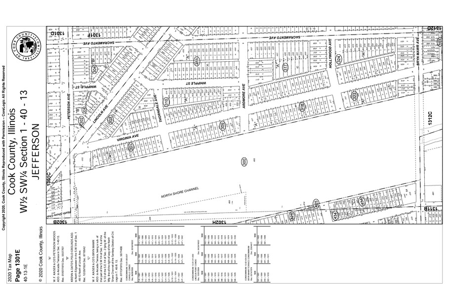 2935 W Peterson Ave, Chicago, IL à vendre - Plan cadastral – Image 1 sur 1