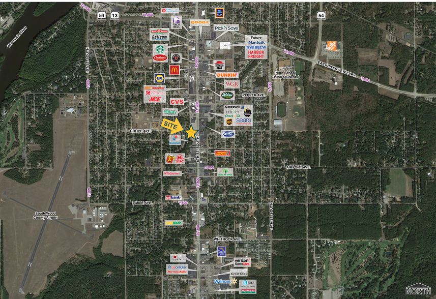 2820 S 8th St, Wisconsin Rapids, WI à louer - Photo de l’immeuble – Image 3 sur 3