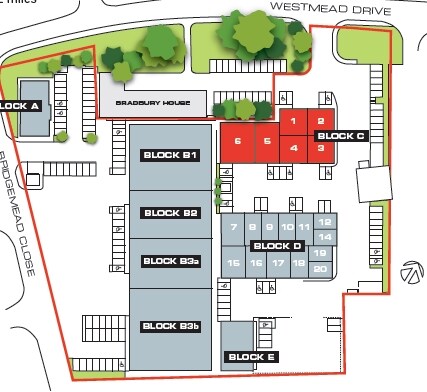Southmead Close, Swindon à louer - Plan de site – Image 2 sur 3