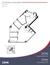 25 NW Point Blvd, Elk Grove Village, IL à louer Plan d’étage– Image 1 sur 1
