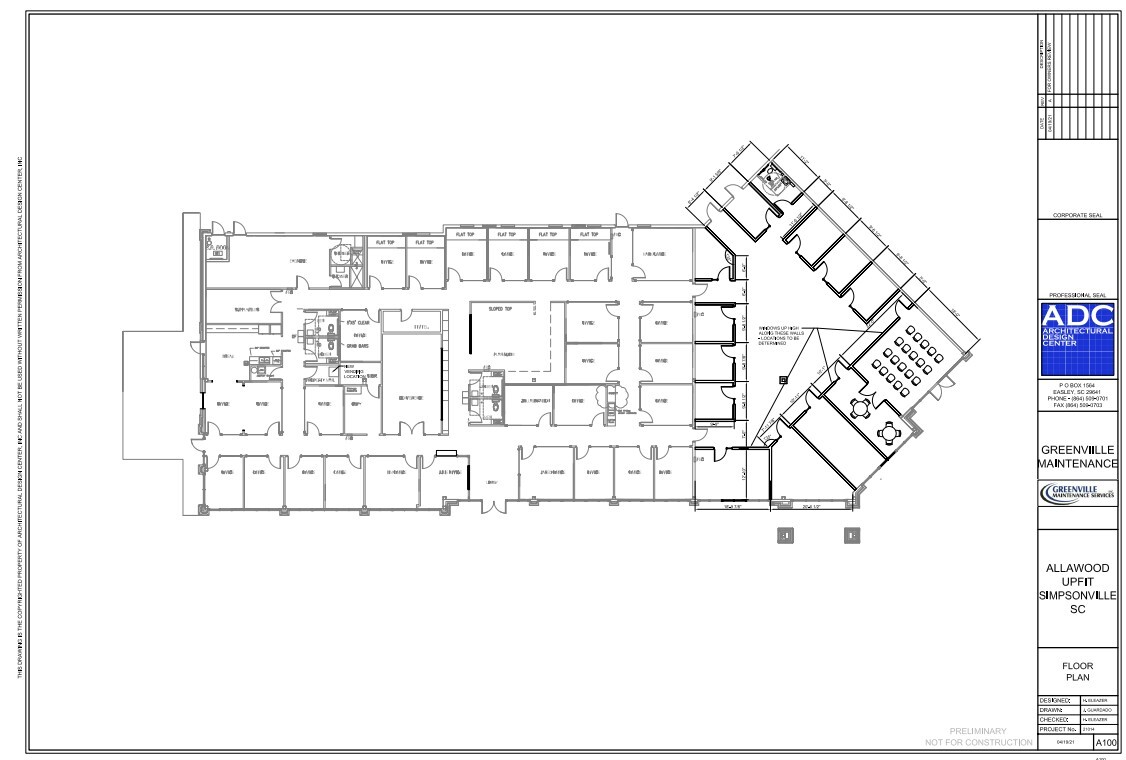 100-130 Allawood Ct, Simpsonville, SC à vendre Plan d’étage– Image 1 sur 1