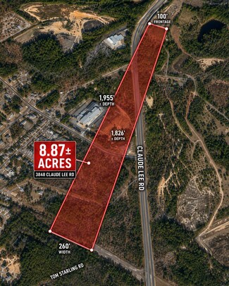 Plus de détails pour 3848 Claude Lee rd, Fayetteville, NC - Terrain à vendre