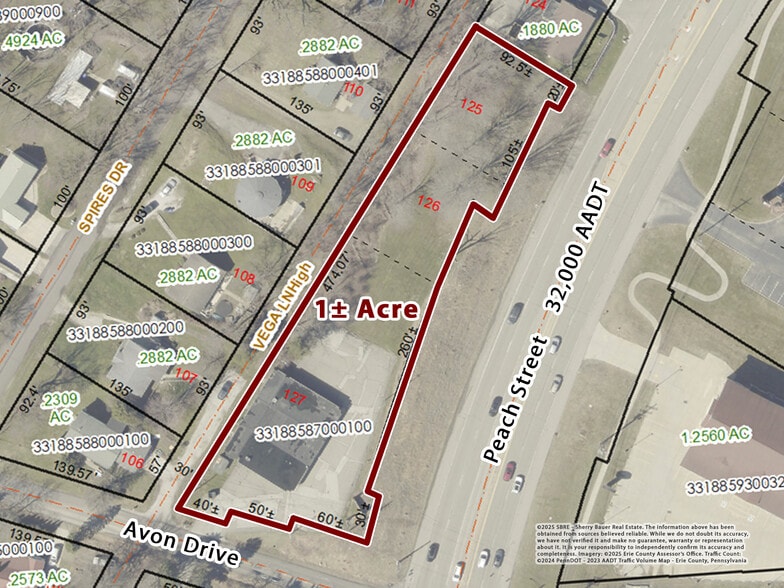 6074 Peach St, Erie, PA à louer - Plan cadastral – Image 3 sur 5