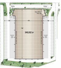 13055 Valley Blvd, Fontana, CA à louer Plan de site– Image 2 sur 2