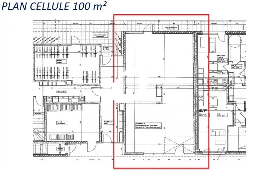 100 Rue De L'Epine, Tourcoing à louer - Plan d’étage – Image 2 sur 5