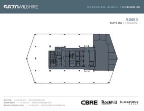 5670 Wilshire Blvd, Los Angeles, CA à louer Plan d’étage– Image 1 sur 1