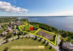 0 US oval, Plattsburgh, NY - VUE AÉRIENNE  vue de carte - Image1