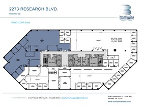 2273 Research Blvd, Rockville, MD à louer Plan d’étage– Image 1 sur 1