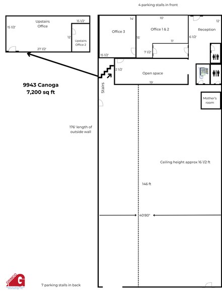 9943 Canoga Ave, Chatsworth, CA à louer - Plan d’étage – Image 3 sur 11
