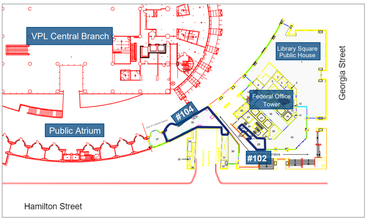 300 W Georgia St, Vancouver, BC à louer Plan de site– Image 2 sur 2