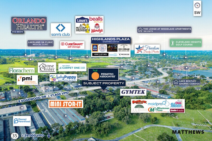 2140 E Edgewood Dr, Lakeland, FL à vendre - Photo de l’immeuble – Image 3 sur 4