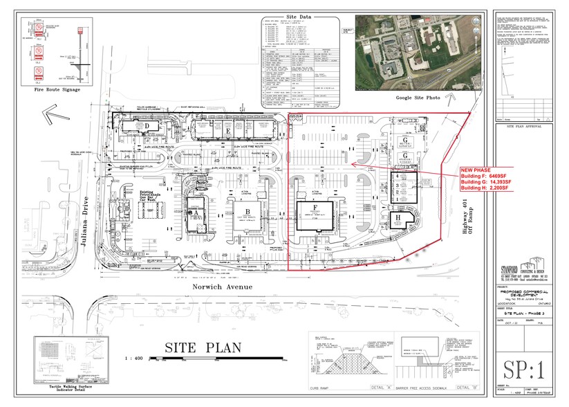 575 Norwich Av, Woodstock, ON à louer - Plan de site – Image 2 sur 2