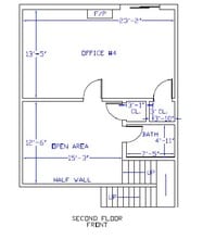 3603-3617 W Pioneer Pky, Arlington, TX à louer Plan d’étage– Image 2 sur 2
