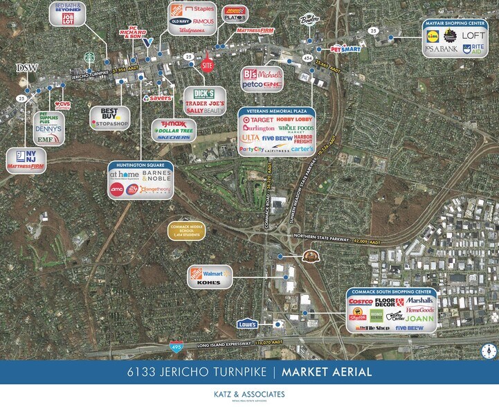 6133 Jericho Tpke, Commack, NY à louer - Photo de l’immeuble – Image 2 sur 51