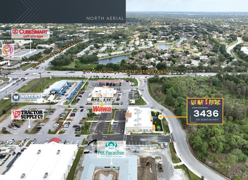 3436 Martin Hwy, Palm City, FL à vendre - Aérien – Image 3 sur 8