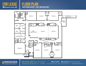 16620 Georgia Ave, Olney, MD à louer Plan d’étage– Image 1 sur 1