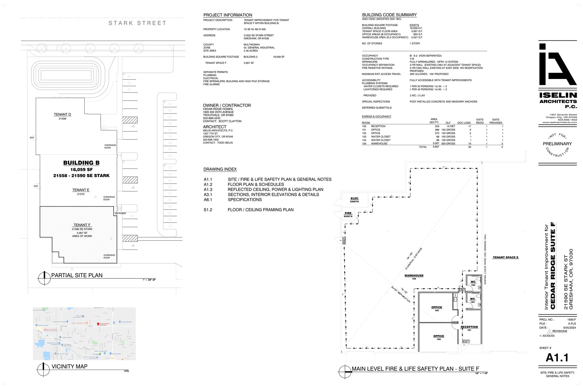 21600 SE Stark St, Gresham, OR à louer Plan de site– Image 1 sur 1