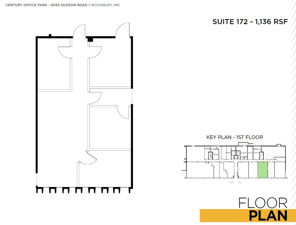 6043 Hudson Rd, Woodbury, MN à louer Plan d’étage– Image 1 sur 1