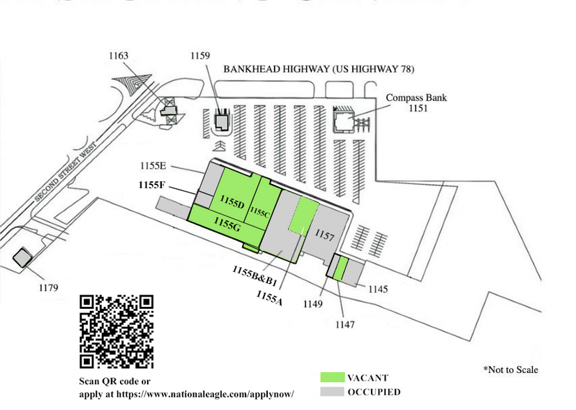 1145-1157 Bankhead Hwy W, Birmingham, AL à louer - Photo de l’immeuble – Image 2 sur 9
